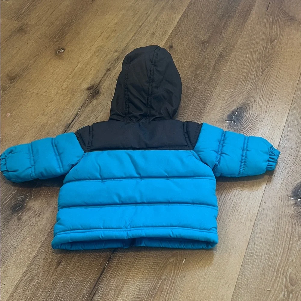 Pacific Trail Blue and Black Kids' Winter Jacket and Snow Pants Set 6 mth